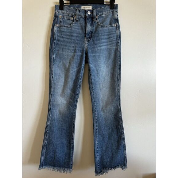 Madewell Denim - Madewell Jeans Women's Size 25 Cali Demi-Boot Flat w Frayed Hem